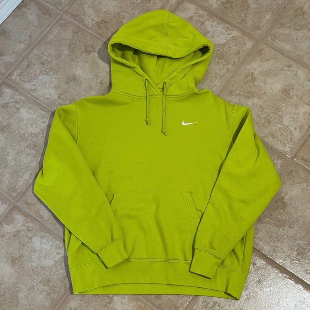 Nike Lime Green Pullover Hoodie